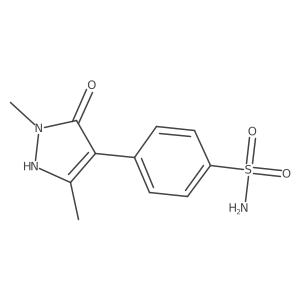 4-(5-hydroxy-1,3-dimethyl-1H-pyrazol-4-yl)benzene-1-sulfonamide Structure