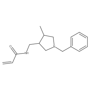 N-[(1-Benzyl-4-methylpyrrolidin-3-yl)methyl]prop-2-enamide Structure