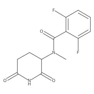 N-(2,6-dioxopiperidin-3-yl)-2,6-difluoro-N-methylbenzamide结构式
