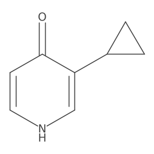 3-Cyclopropylpyridin-4-ol Structure