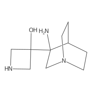 3-{3-Amino-1-azabicyclo[2.2.2]octan-3-yl}azetidin-3-ol Structure