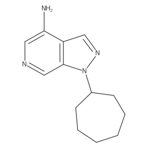 1-cycloheptyl-1H-pyrazolo[3,4-c]pyridin-4-amine Structure