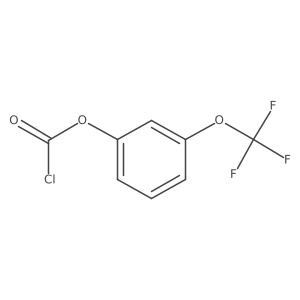 3-(Trifluoromethoxy)phenyl chloroformate Structure