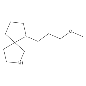 1-(3-Methoxypropyl)-1,7-diazaspiro[4.4]nonane结构式