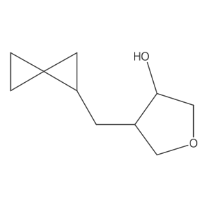4-({Spiro[2.2]pentan-1-yl}methyl)oxolan-3-ol Structure