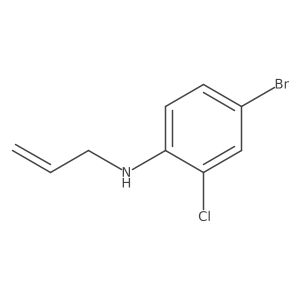 N-allyl-4-bromo-2-chloroaniline Structure