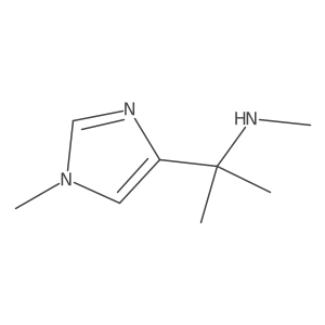 methyl[2-(1-methyl-1H-imidazol-4-yl)propan-2-yl]amine Structure