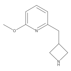 2-[(Azetidin-3-yl)methyl]-6-methoxypyridine Structure