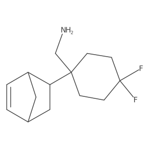 (1-{Bicyclo[2.2.1]hept-5-en-2-yl}-4,4-difluorocyclohexyl)methanamine结构式