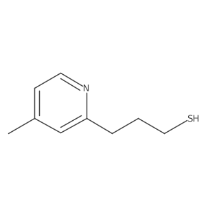 3-(4-Methylpyridin-2-yl)propane-1-thiol结构式