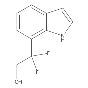 2,2-difluoro-2-(1H-indol-7-yl)ethan-1-ol Structure
