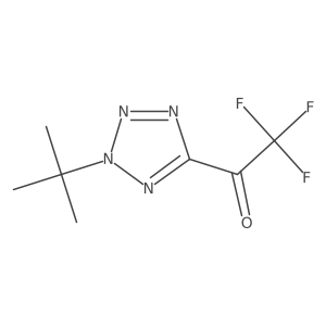 1-(2-tert-butyl-2H-1,2,3,4-tetrazol-5-yl)-2,2,2-trifluoroethan-1-one Structure