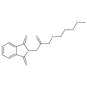 1,3-dioxo-2,3-dihydro-1H-isoindol-2-yl 2-(3-methoxypropoxy)acetate结构式