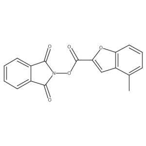 1,3-dioxo-2,3-dihydro-1H-isoindol-2-yl 4-methyl-1-benzofuran-2-carboxylate结构式