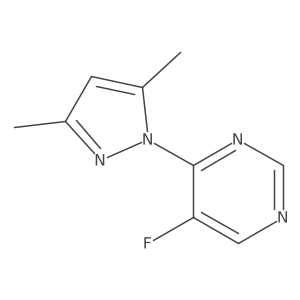 4-(3,5-dimethyl-1H-pyrazol-1-yl)-5-fluoropyrimidine结构式