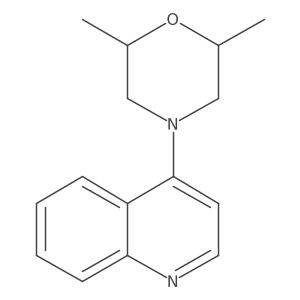 4-(2,6-Dimethylmorpholin-4-yl)quinoline结构式