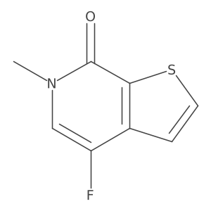 4-Fluoro-6-methylthieno[2,3-C]pyridin-7(6H)-one结构式