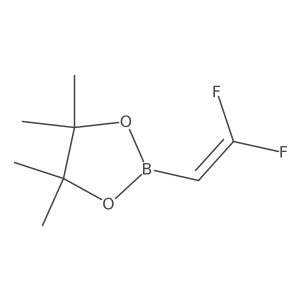 2-(2,2-Difluoroethenyl)-4,4,5,5-tetramethyl-1,3,2-dioxaborolane结构式