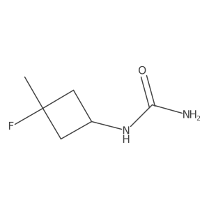 Rac-[(1s,3r)-3-fluoro-3-methylcyclobutyl]urea Structure