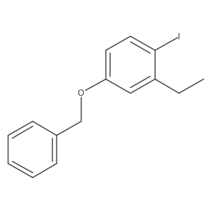4-(Benzyloxy)-2-ethyl-1-iodobenzene结构式