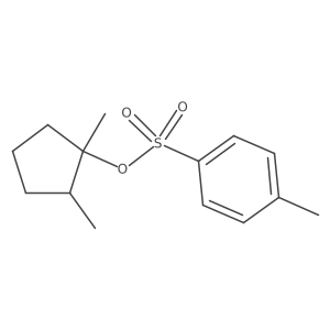 1,2-Dimethylcyclopentyl 4-methylbenzene-1-sulfonate结构式