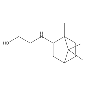 2-[[(1R,2R,4R)-1,7,7-trimethyl-2-bicyclo[2.2.1]heptanyl]amino]ethanol结构式