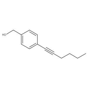 (4-Hex-1-ynylphenyl)methanol结构式