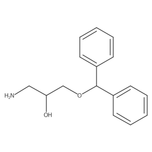 1-Amino-3-benzhydryloxy-propan-2-ol Structure