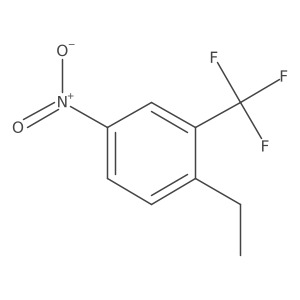 1-Ethyl-4-nitro-2-(trifluoromethyl)benzene Structure
