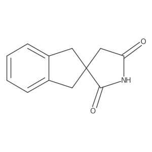 1,3-Dihydrospiro[indene-2,3'-pyrrolidine]-2',5'-dione结构式