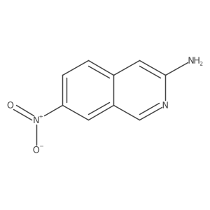 7-Nitroisoquinolin-3-amine结构式