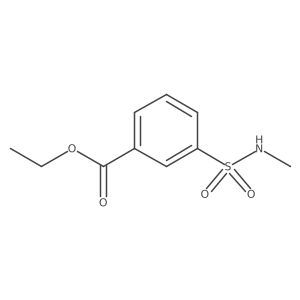 Ethyl 3-(methylsulfamoyl)benzoate结构式