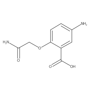5-Amino-2-(2-amino-2-oxoethoxy)benzoic acid Structure