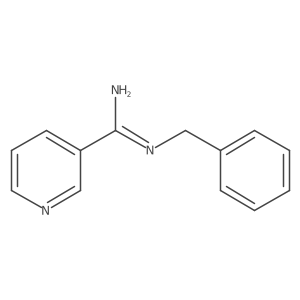 N-Benzylpyridine-3-carboximidamide结构式