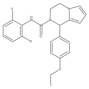 N-(2,6-difluorophenyl)-1-(4-ethoxyphenyl)-3,4-dihydropyrrolo[1,2-a]pyrazine-2(1H)-carboxamide Structure
