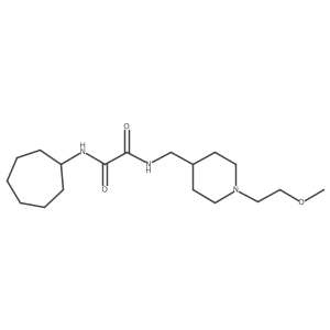 N1-cycloheptyl-N2-((1-(2-methoxyethyl)piperidin-4-yl)methyl)oxalamide Structure