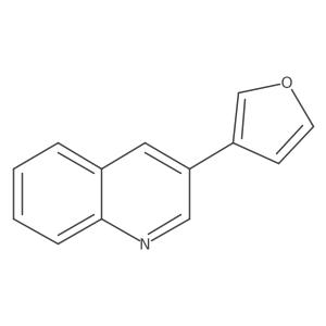 3-(Furan-3-yl)quinoline结构式