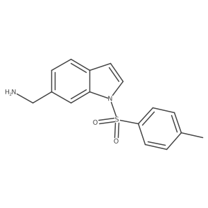 (1-tosyl-1H-indol-6-yl)methanamine Structure