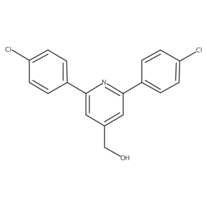 (2,6-Bis(4-chlorophenyl)pyridin-4-yl)methanol结构式