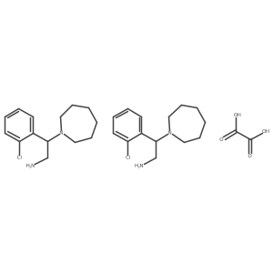 2-Azepan-1-yl-2-(2-chloro-phenyl)-ethylaminehemioxalate Structure