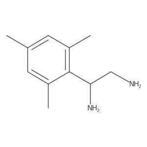(1S)-1-(2,4,6-Trimethylphenyl)ethane-1,2-diamine Structure