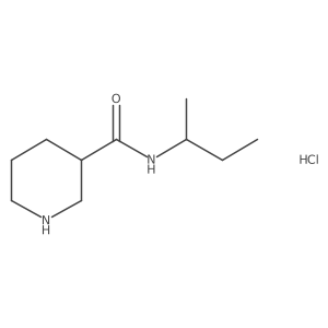N-(sec-Butyl)-3-piperidinecarboxamide hydrochloride Structure