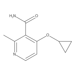 4-Cyclopropoxy-2-methylnicotinamide结构式
