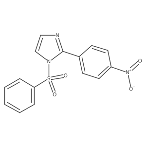 2-(4-Nitrophenyl)-1-(phenylsulfonyl)-1H-imidazole结构式