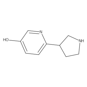6-(Pyrrolidin-3-YL)pyridin-3-OL Structure