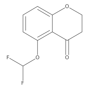5-(Difluoromethoxy)chroman-4-one结构式
