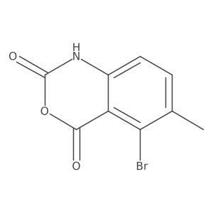 6-Bromo-5-methylisatoic anhydride结构式