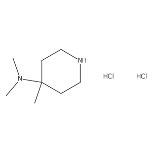N,N,4-trimethylpiperidin-4-amine dihydrochloride Structure