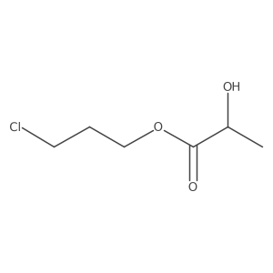 3-Chloropropyl 2-hydroxypropanoate Structure