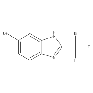5-Bromo-2-[bromo(difluoro)methyl]-1H-benzimidazole Structure